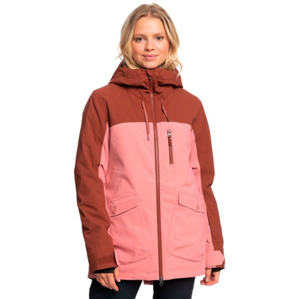Roxy Stated Snow Jacket in Smoked Paprika